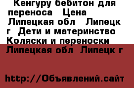 Кенгуру бебитон для переноса › Цена ­ 1 000 - Липецкая обл., Липецк г. Дети и материнство » Коляски и переноски   . Липецкая обл.,Липецк г.